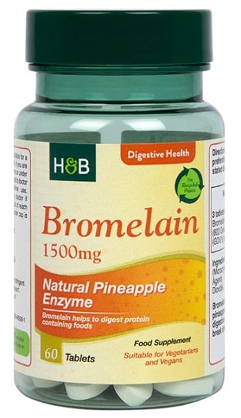 Bromelain, 1500 mg - 60 tabletter