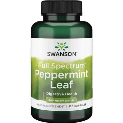 Full Spectrum Pepparmint Leaf, 400mg - 120 kapslar