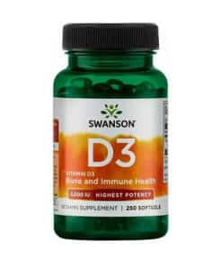 D-3-vitamin, 5000 IE - 250 mjukdelar