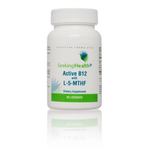 Seeking Health - Aktivt B12 med L-5-MTHF, Körsbärssmak - 60 pastiller