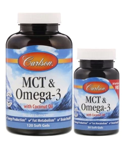Carlson Labs - MCT & Omega-3 120 + 30 softgels
