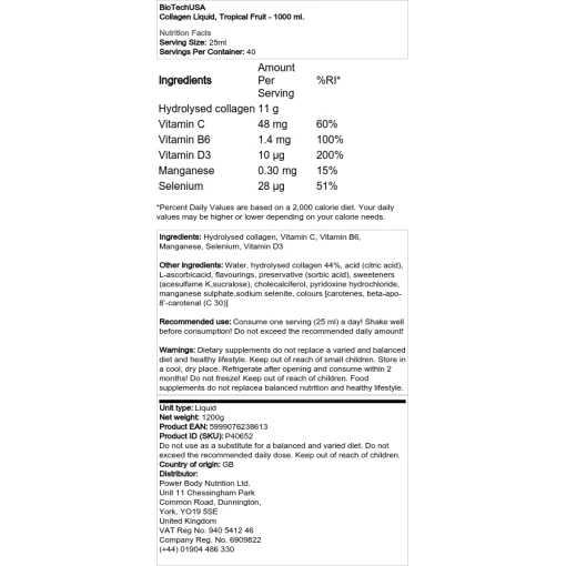 Tropical Fruit - 1000 ml.