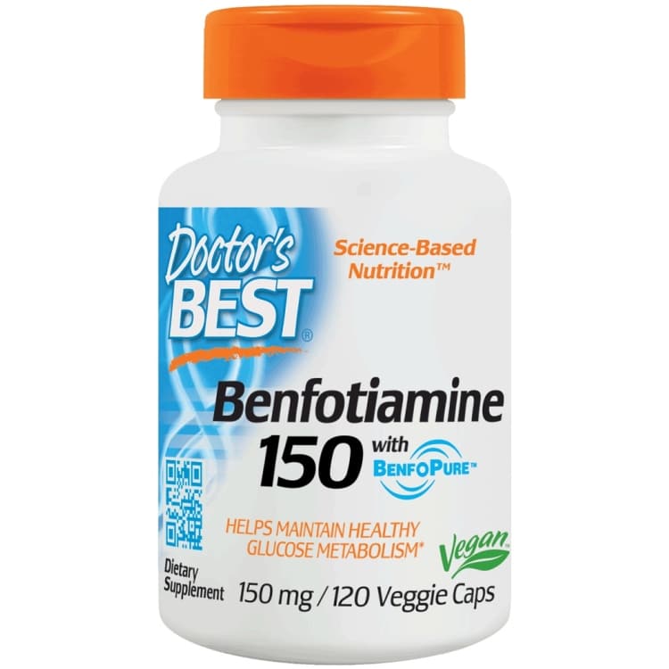 Benfotiamin med BenfoPure, 150 mg - 120 vegetabiliska kapslar