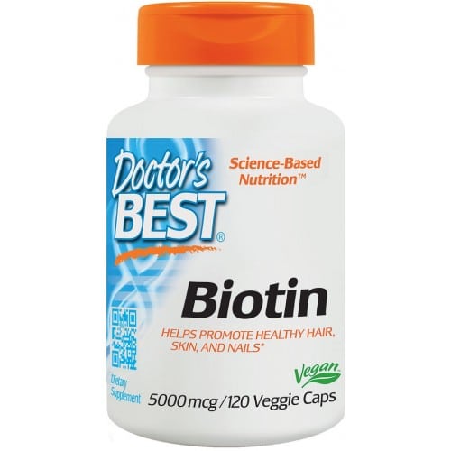 Biotin, 5000 mcg - 120 hättglas