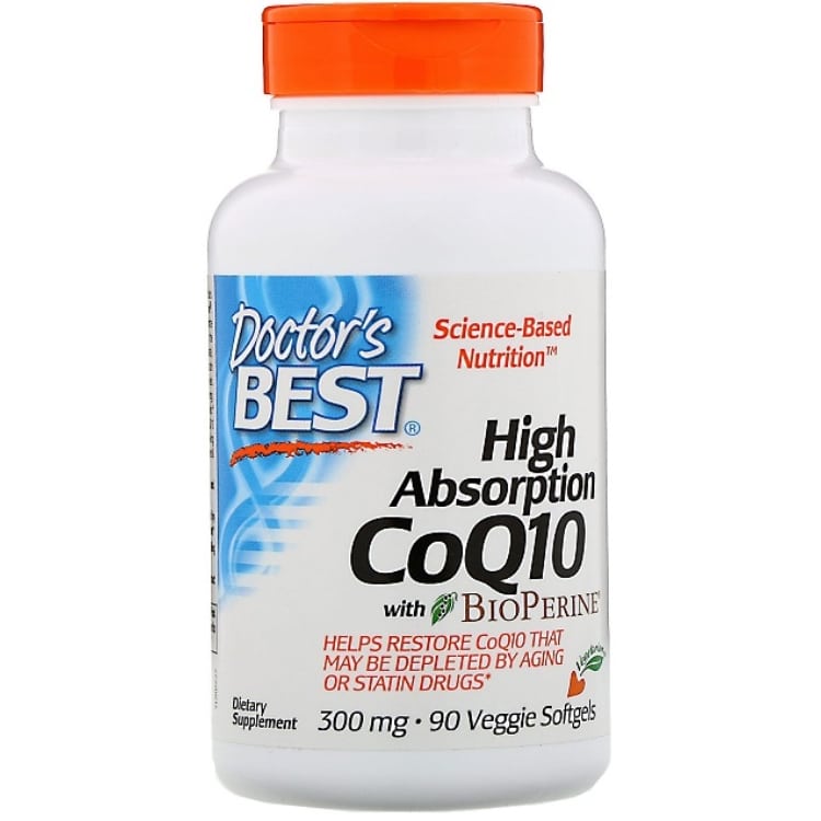 CoQ10 med hög absorption med BioPerine, 300 mg - 90 vegetabiliska softgels