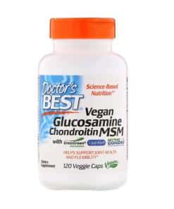 Doctor's Best - Vegan Glucosamine & Chondroitin & MSM - 120 vcaps