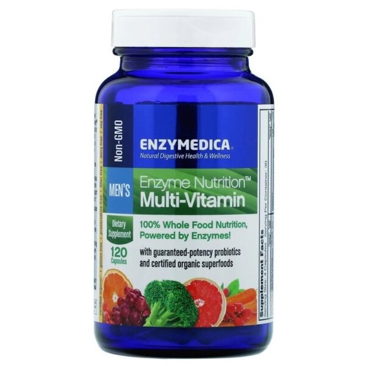 Enzymnäring Multi-Vitamin - män - 120 kapslar