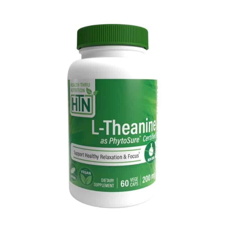 L-Theanin som PhytoSure, 200 mg - 60 kapslar