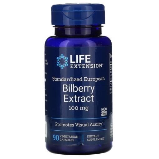 Life Extension - Bilberry Extract Standardized European 90 vcaps