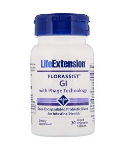 Life Extension - Florassist GI with Phage Technology - 30 liquid vcaps