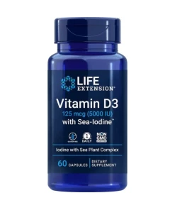 Life Extension - Vitamin D3 with Sea-Iodine
