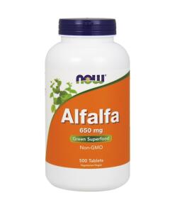 NOW Foods - Alfalfa 650mg - 500 tablets