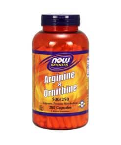 NOW Foods - Arginine & Ornithine 500/250 - 250 caps