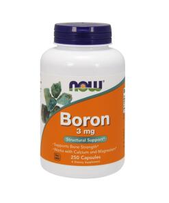 NOW Foods - Boron 3mg - 250 caps