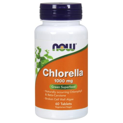 NOW Foods - Chlorella 1000mg - 60 tablets