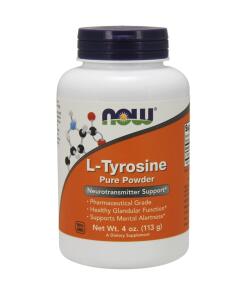 NOW Foods - L-Tyrosine Powder - 113 grams