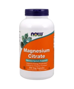 NOW Foods - Magnesium Citrate 400mg - 240 vcaps