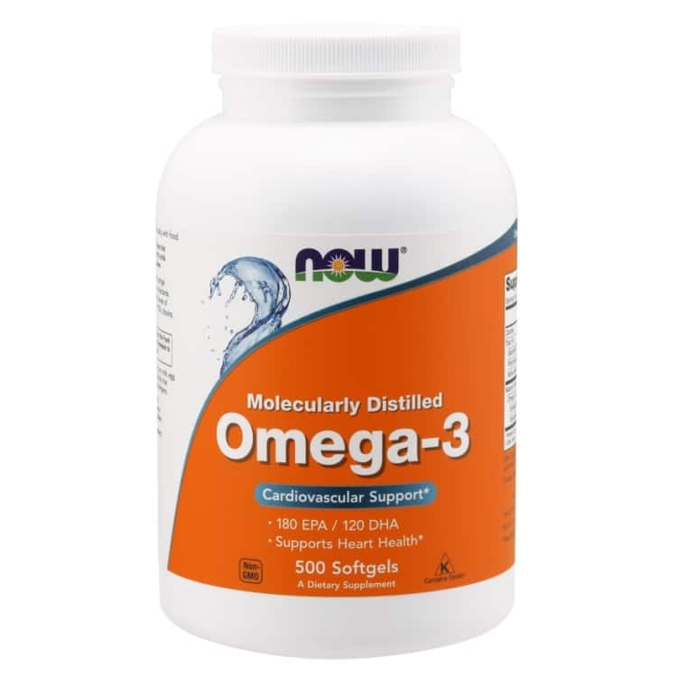 Omega-3 Molekylärt destillerat - 500 mjuka kapslar