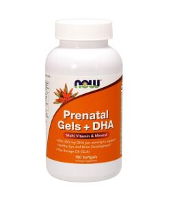 NOW Foods - Prenatal Gels + DHA 180 softgels
