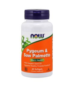 NOW Foods - Pygeum & Saw Palmetto 60 softgels