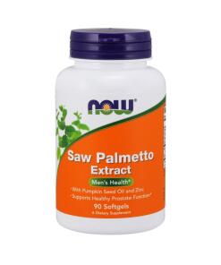 NOW Foods - Saw Palmetto Extract with Pumpkin Seed Oil and Zinc 90 softgels