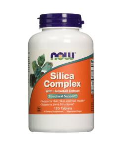 NOW Foods - Silica Complex with Horsetail Extract 180 tablets