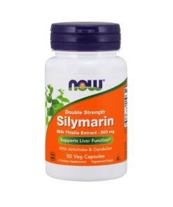 NOW Foods - Silymarin with Artichoke & Dandelion 300mg - 50 vcaps