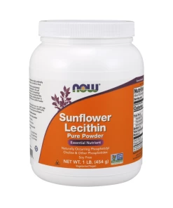 NOW Foods - Sunflower Lecithin Pure Powder - 454 grams