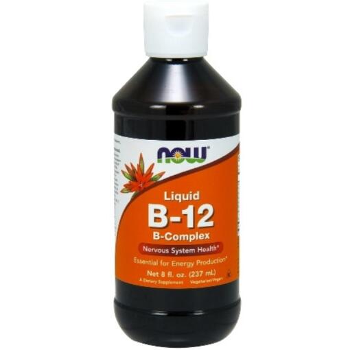 NOW Foods - Vitamin B-12 Liquid B-Complex 237 ml.