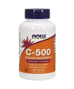 NOW Foods - Vitamin C-500 Calcium Ascorbate-C - 100 caps