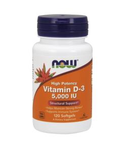 NOW Foods - Vitamin D-3 5000 IU - 120 softgels