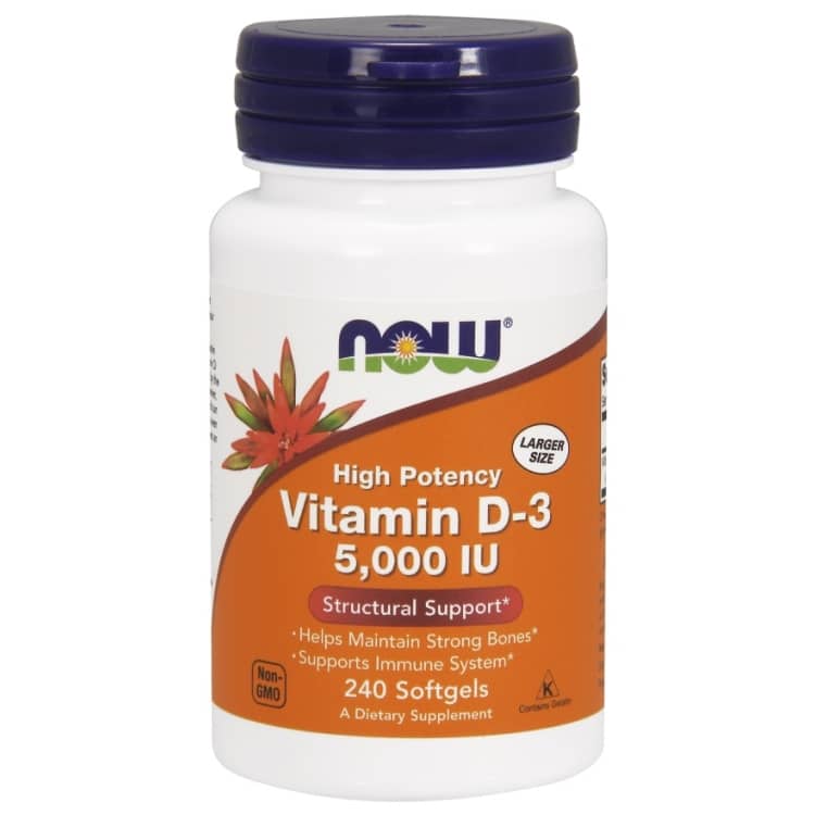 D3-vitamin, 5000 IE - 240 mjuka kapslar