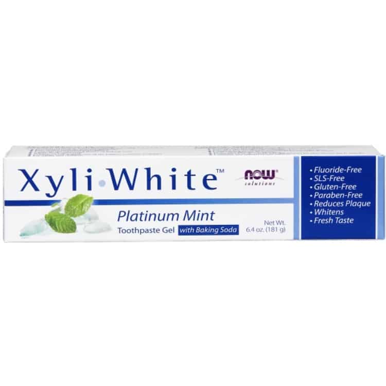 XyliWhite, Platinum Mint Tandkräm Gel med bikarbonat - 181 g