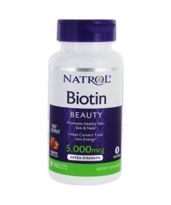 Natrol - Biotin Fast Dissolve 5000mcg - 90 tablets