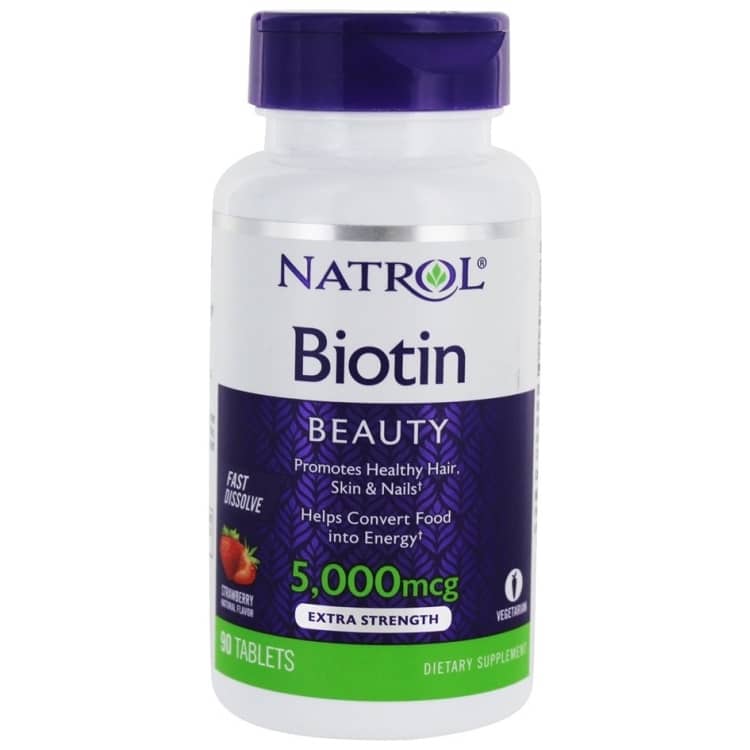 Biotin Snabbupplösande, 5000 mcg - 90 tabletter