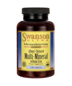 Swanson - Albion Chelated Multi-Mineral without Iron 120 caps