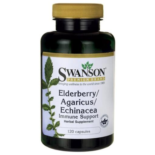 Swanson - Elderberry/Agaricus/Echinacea (Immune Support) - 120 caps