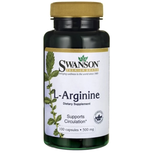 Swanson - L-Arginine 500mg - 100 caps