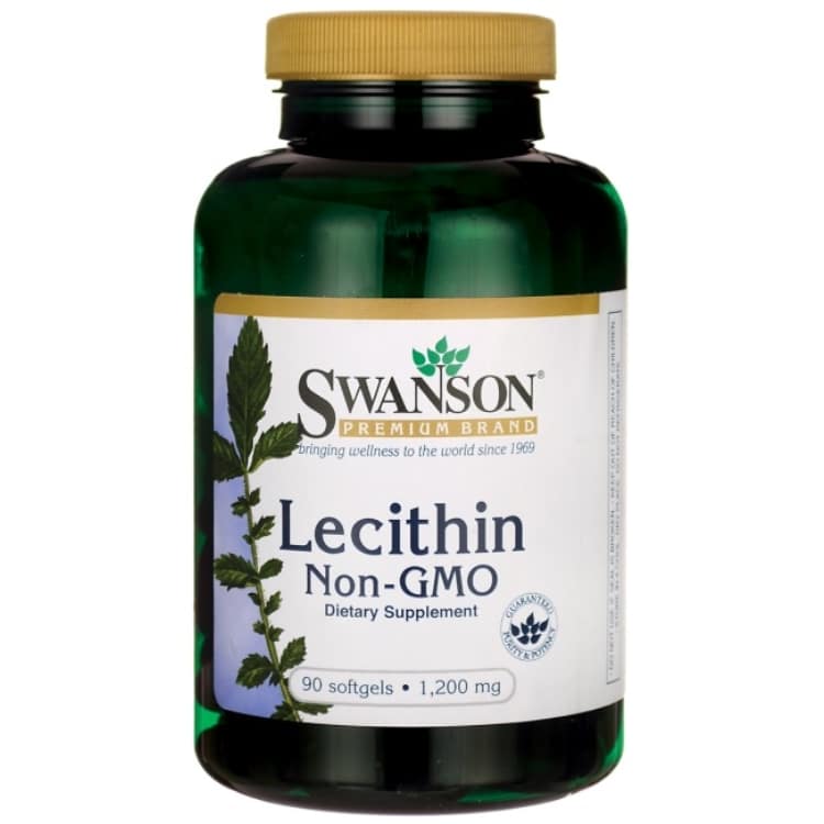 Lecitin Icke-GMO, 1200 mg - 90 mjuka kapslar