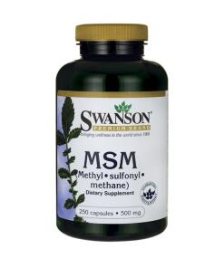 Swanson - MSM Methylsulfonylmethane 500mg - 250 caps