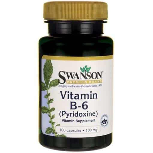 Swanson - Vitamin B-6 (Pyridoxine) 100 caps