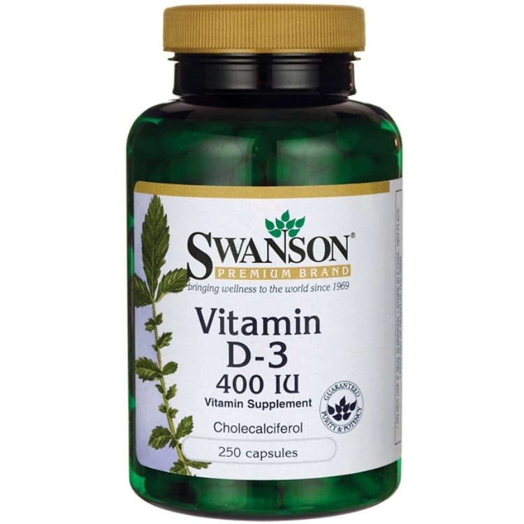 Vitamin D3, 400 IE - 250 kapslar