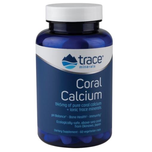 Trace Minerals - Coral Calcium with ConcenTrace - 60 vcaps