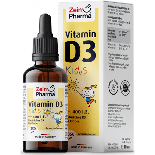 D-vitamin D3 droppar för barn, 400 IE - 10 ml