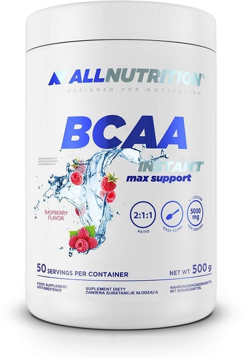 BCAA Instant Max Support, Hallon - 500g