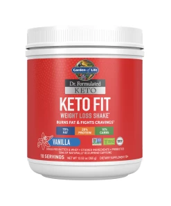 Dr. Formuleret Keto Fit Vægttab†* Shake Vanilla 12