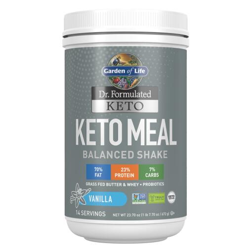 Dr. Formuleret Keto Meal Balanced Shake Vanilla 23.70oz (672g) Pulver