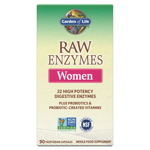 RAW Enzymes Kvinder Fordøjelsessundhed 90 Kapsler