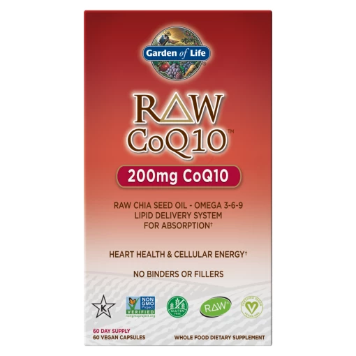 Raw CoQ10 - 60 kapsler