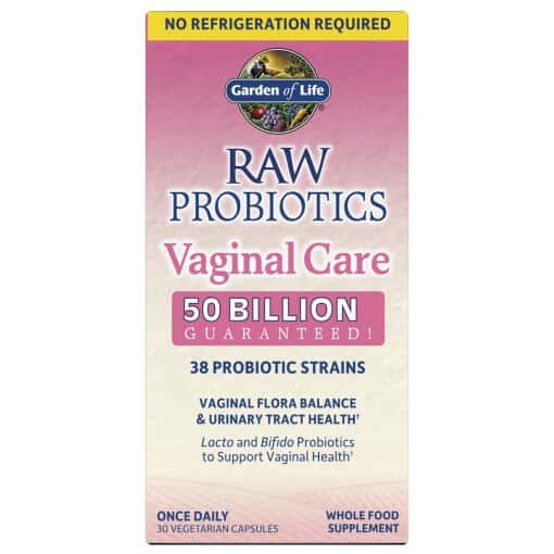 Raw Probiotics Vaginal Care Holdbar 30 kapsler